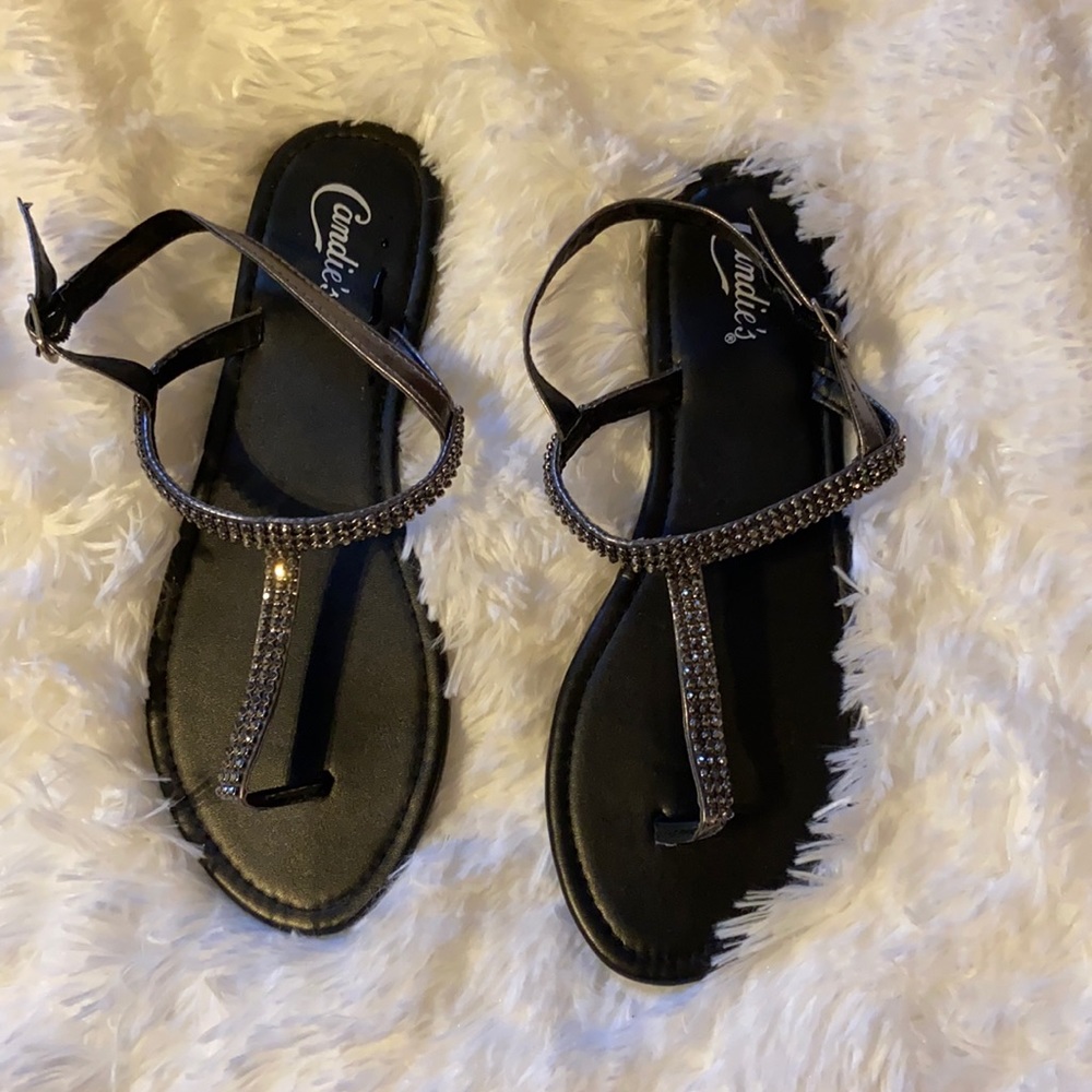 black sandal